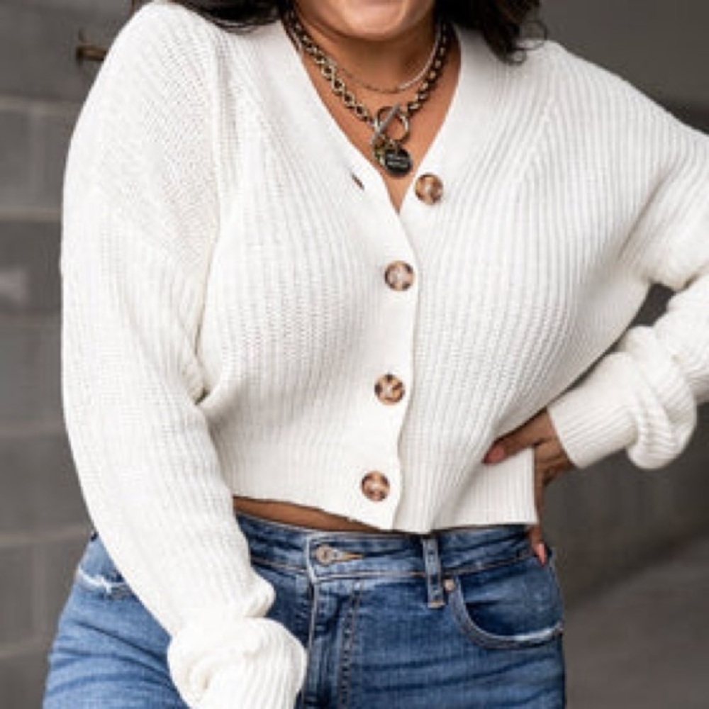 Mindy Mae’s Trinity button cardigan